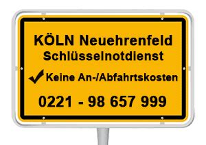 Schlüsseldienst in Köln-Neuehrenfeld - Zuverlässiger Schlossaustausch